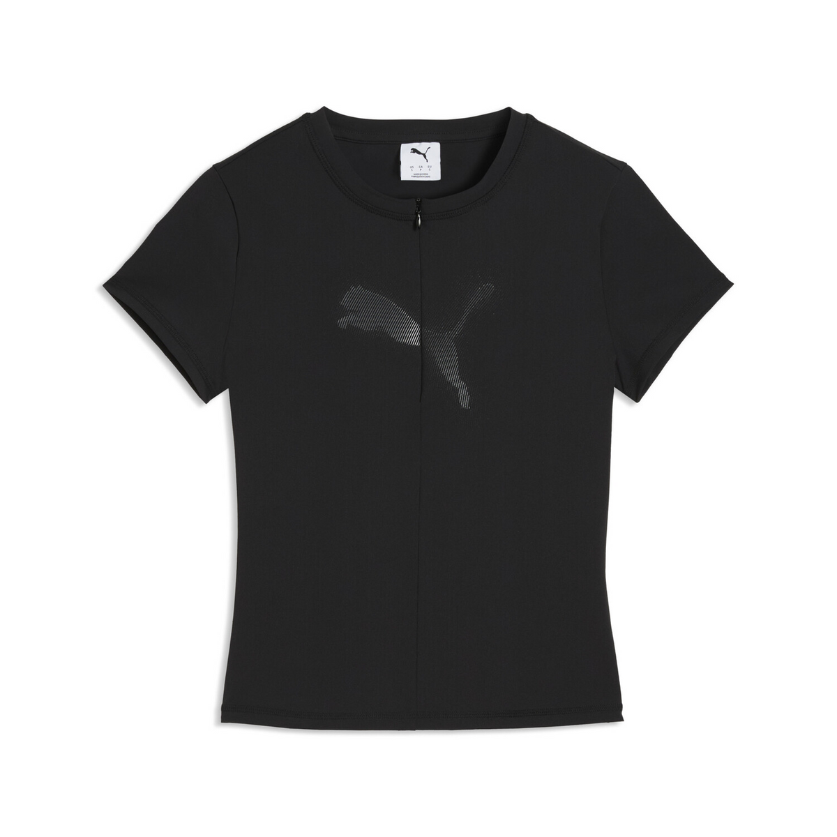 DARE TO SLIM HALF ZIP WARP KNIT GRAPHIC 