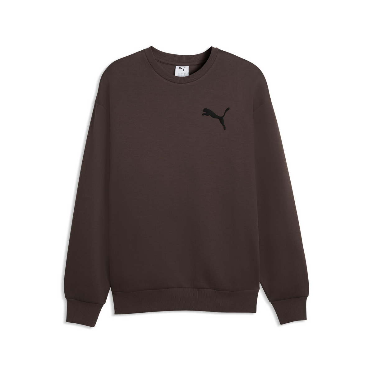 ESS ELEVATED CAT LOGO RELAXED CREW DK 