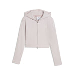 ESS SLIM RIBBED FULL-ZIP SOFT TOUCH HOOD 